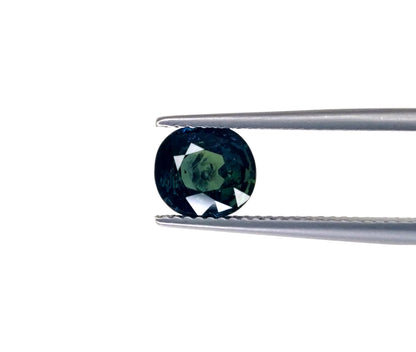 Teal Sapphire  Madagascar Cushion 2.22 carat