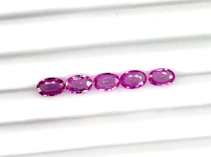 Natural Pink Sapphire Bangkok Oval 6x4 MM