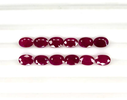 Natural Ruby Mozambique Oval 6x4 MM
