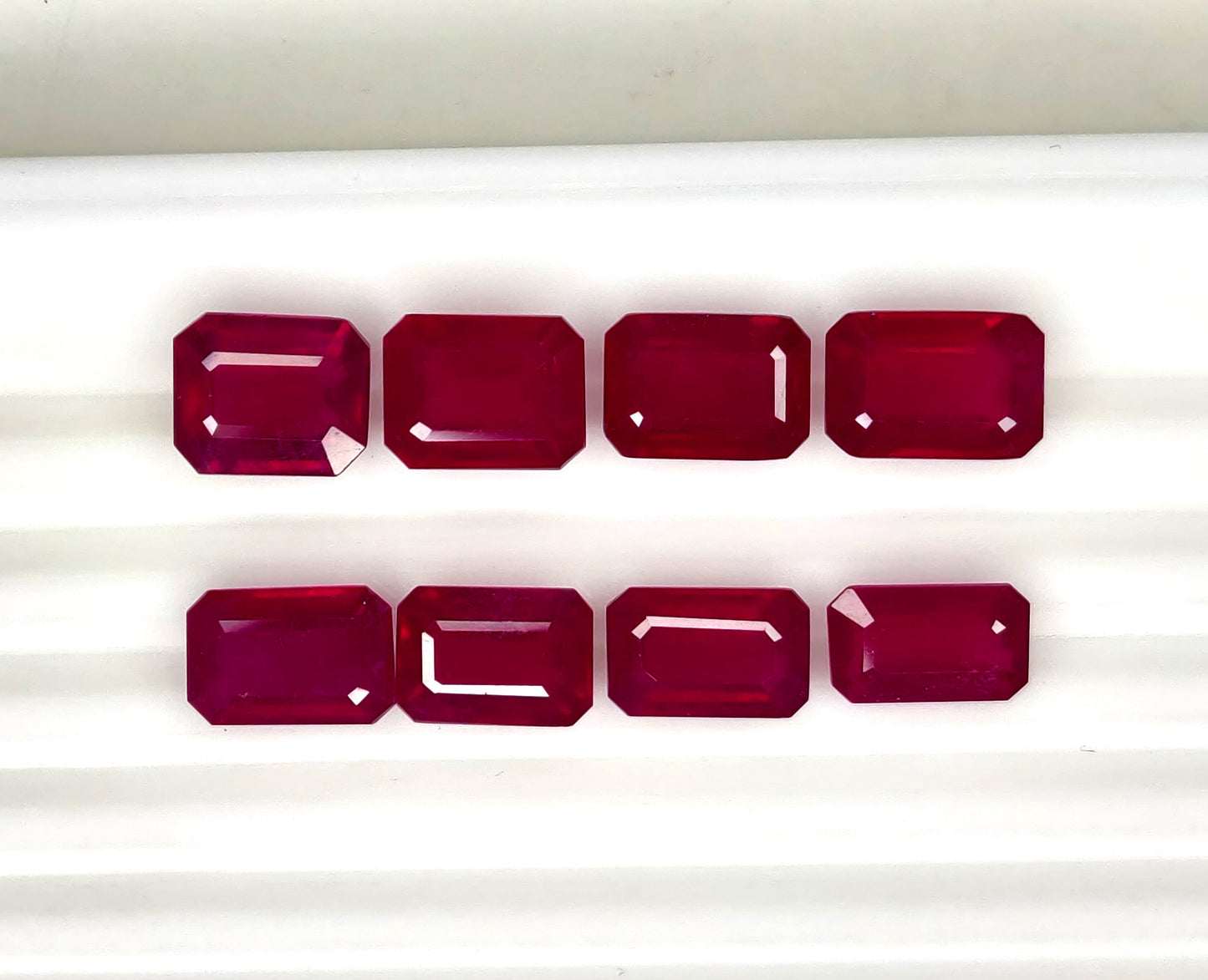 Natural Ruby Bangkok Octagon Mix Size