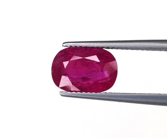 Natural Ruby Mozambique Oval 4.16 carat
