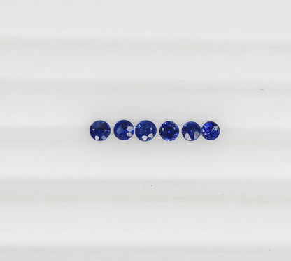 Natural Blue Sapphire Madagascar Round 1.1 MM