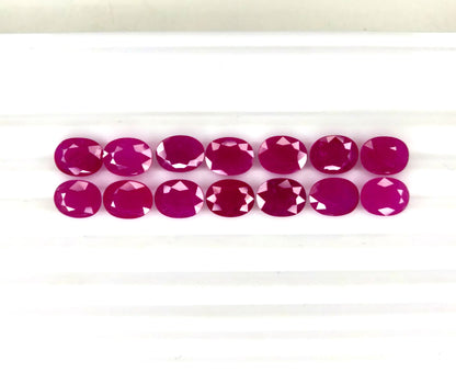 Natural Ruby Mozambique Oval 9x7 MM
