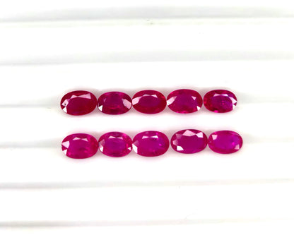 Natural Ruby Mozambique Oval 6x4 MM