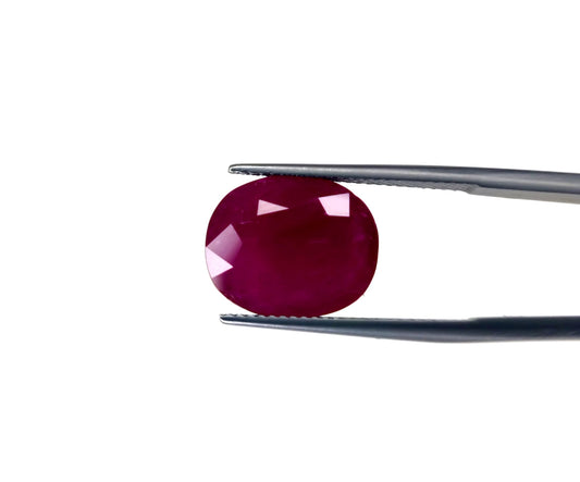 Natural Ruby Mozambique Oval 8.14 carat