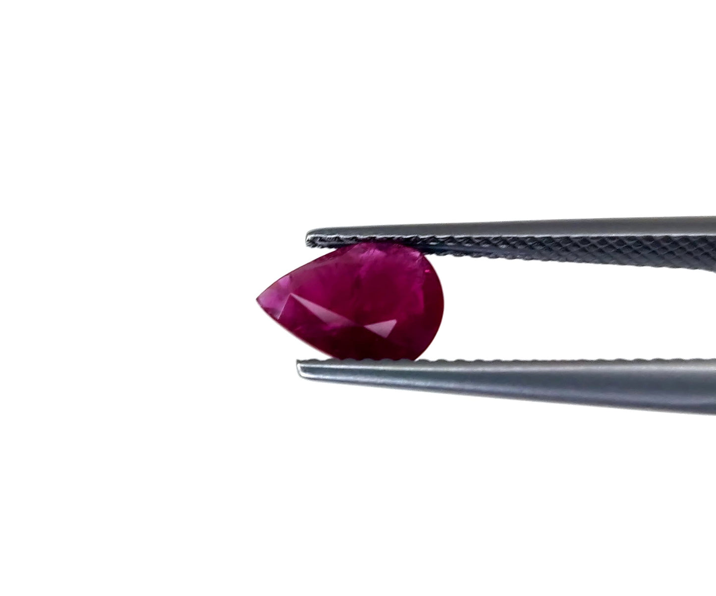 Natural Ruby Mozambique Pear 9x7 MM