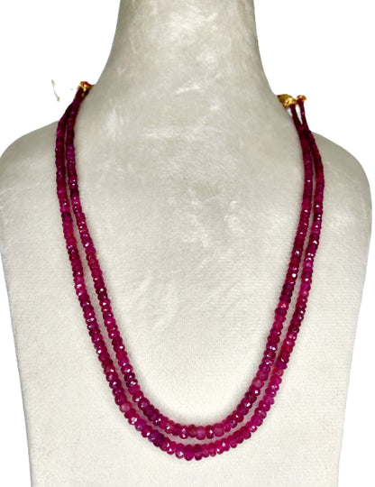 Natural Ruby  Bangkok Round Beads 170.43 Carat