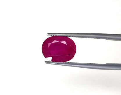Natural Ruby Burma Oval 5.15 carat
