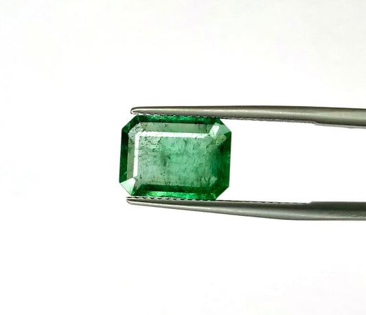 Natural Emerald Zambia Octagon 3.77 carat