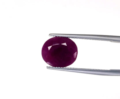 Natural Ruby Africa Oval 6.87 carat