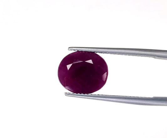 Natural Ruby Africa Oval 6.87 carat