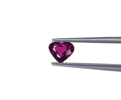 Natural Ruby Mozambique Heart 1.10 carat
