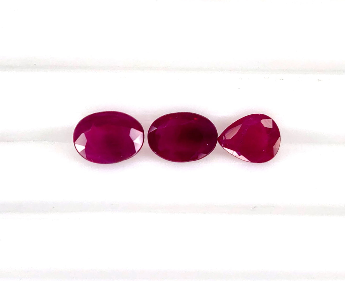 Natural Ruby Burma Oval / Pear 2.21 carat