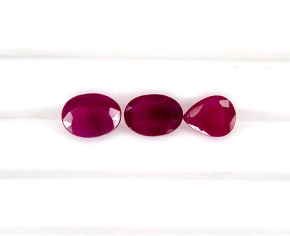 Natural Ruby Burma Oval / Pear 2.21 carat