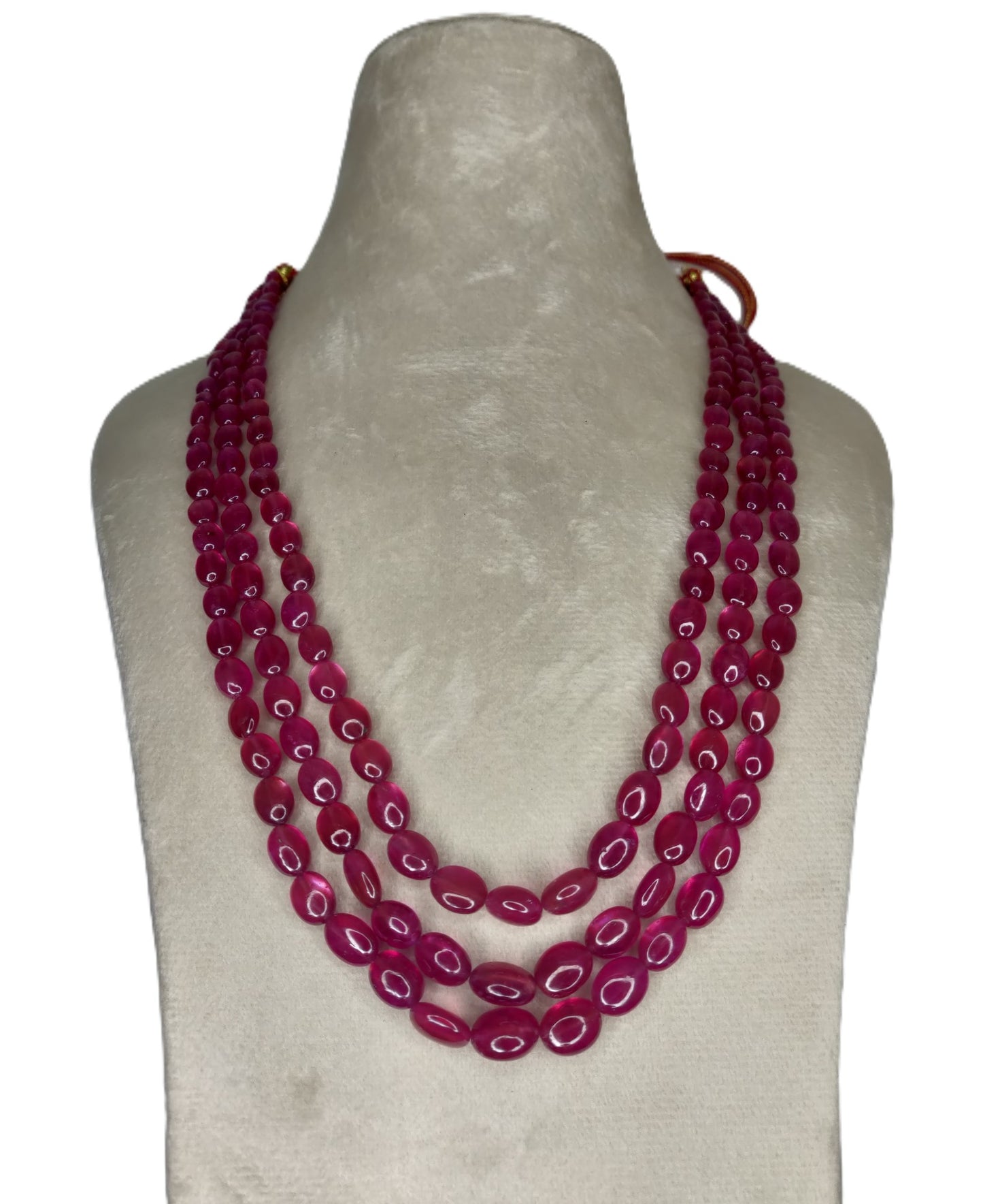 Natural Ruby Bangkok Oval Beads 437.20 Carat