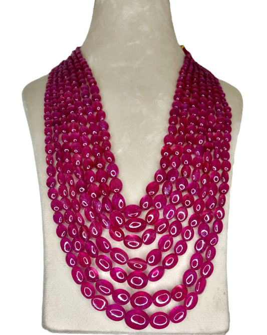 Natural Ruby Bangkok Oval Beads 1,150.88 Carat