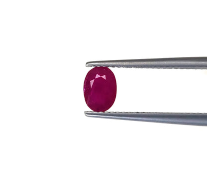 Natural Ruby Mozambique Oval 7x5 MM