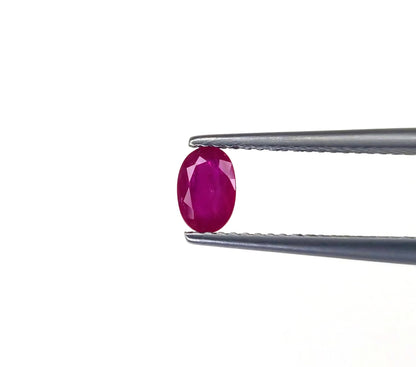 Natural Ruby Mozambique Oval 6x4 MM