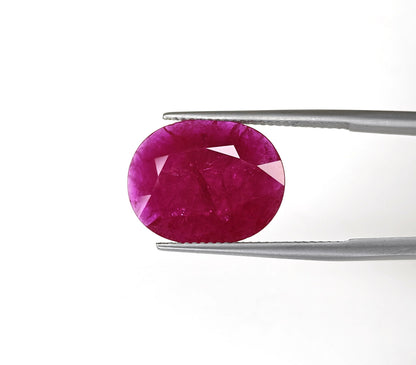 Natural Ruby  Mozambique Oval 7.85 carat