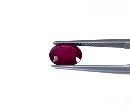 Natural Ruby Mozambique Oval 9x7 MM