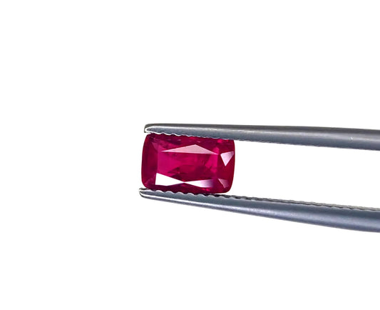 Natural Ruby Mozambique Cushion 1.22 carat