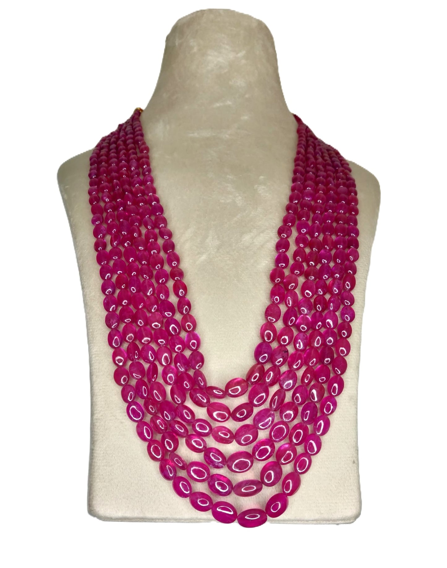 Natural Ruby Bangkok Oval Beads 933.38 Carat