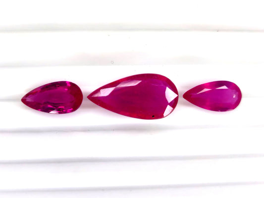 Natural Ruby Mozambique Pear 15.07 carat
