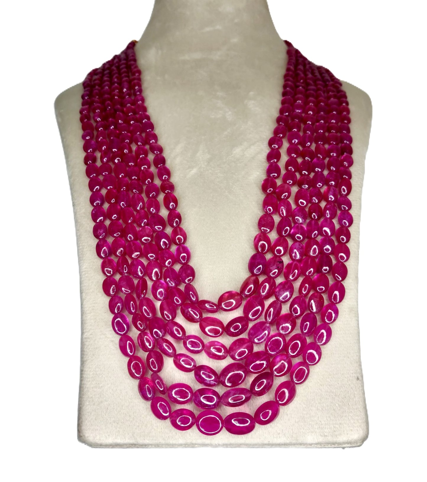 Natural Ruby Bangkok Oval Beads 933.38 Carat