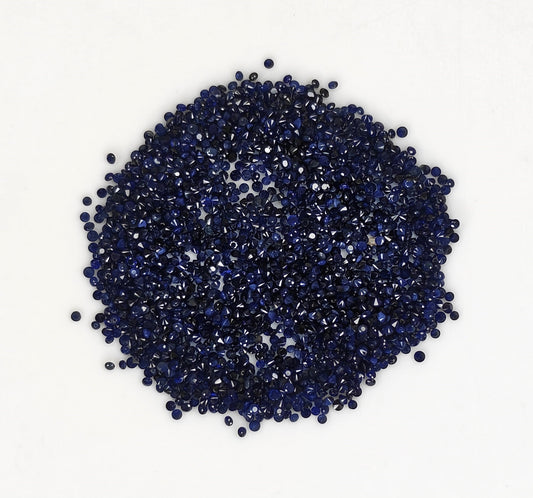 Natural Blue Sapphire Madagascar Round 0.8 MM