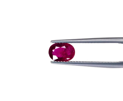 Natural Ruby Mozambique Oval 8x6 MM