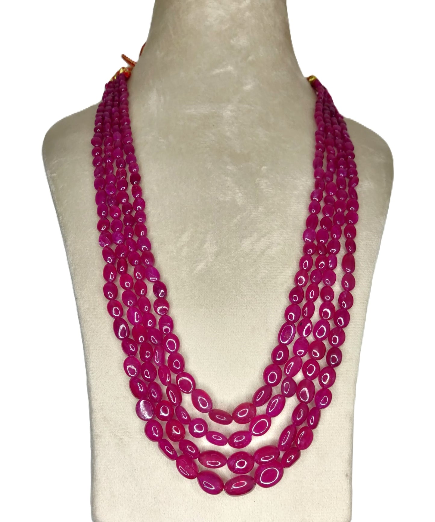 Natural Ruby Bangkok Oval Beads 554.94 Carat