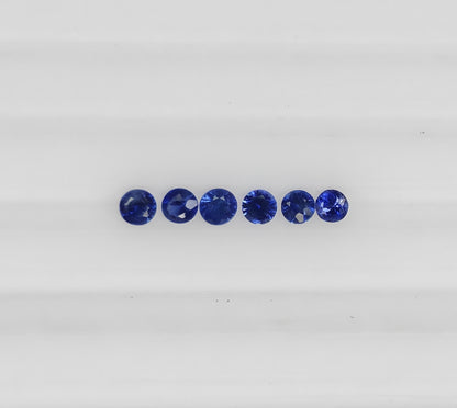 Natural Blue Sapphire Madagascar Round 1.8 MM
