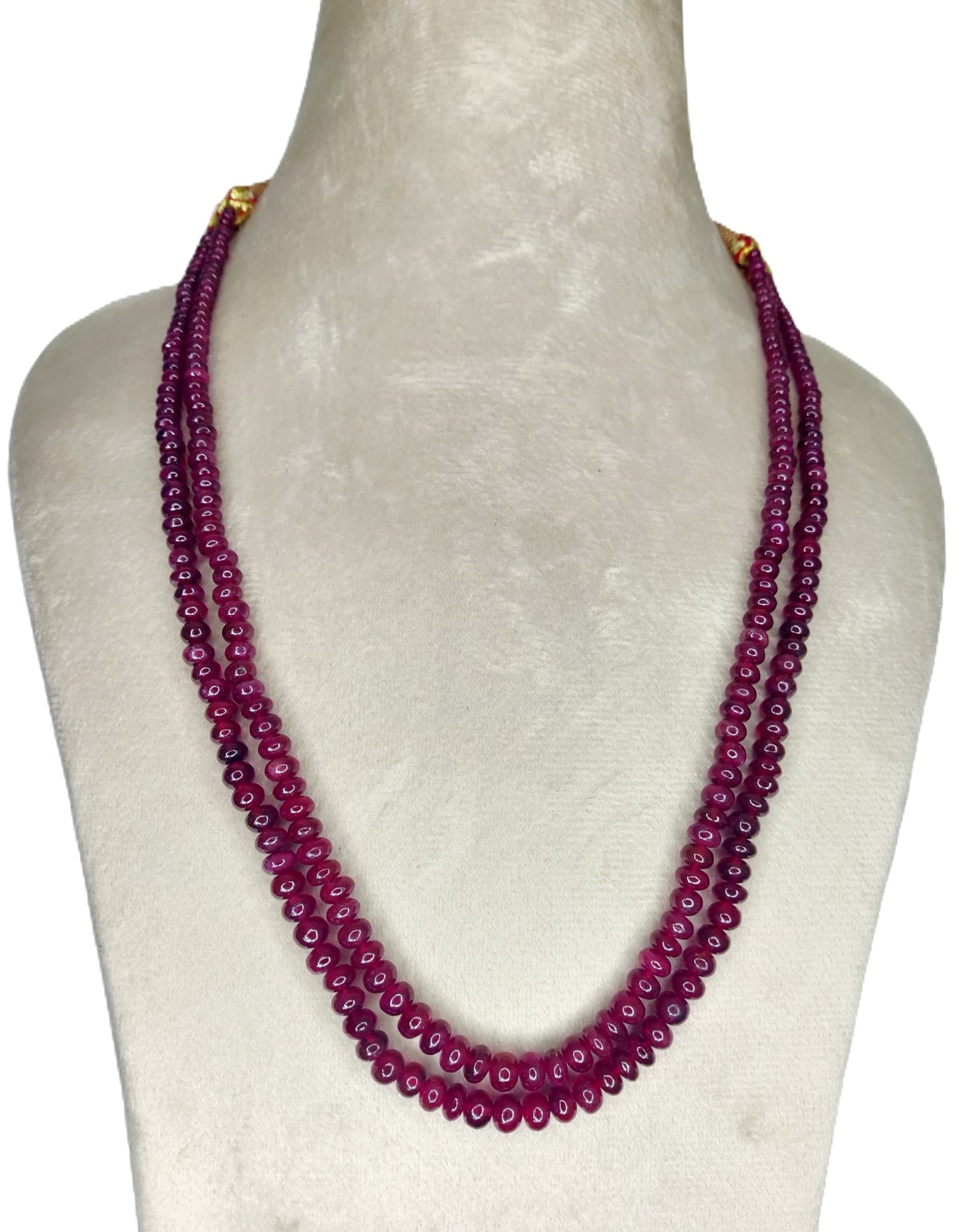 Natural Ruby Bangkok Round Beads 232.06 Carat