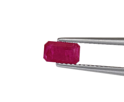 Natural Ruby Mozambique Octagon 1.29 carat