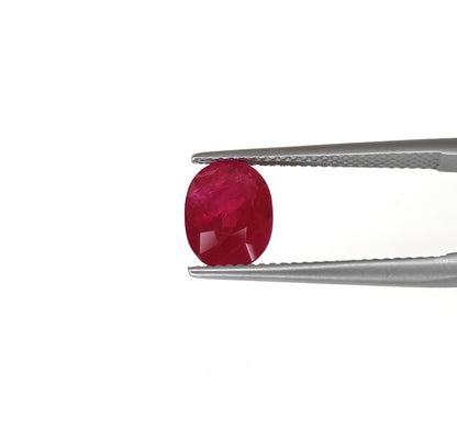 Natural Ruby Burma Oval 3.48 carat