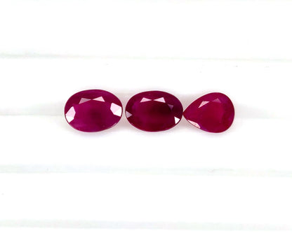 Natural Ruby Burma Oval / Pear 2.21 carat
