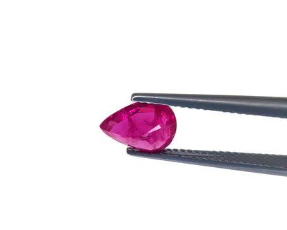 Natural Ruby Mozambique Oval / Pear 9x7 MM