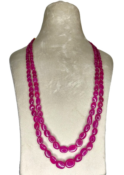 Natural Ruby Bangkok Oval Beads 330.20 Carat