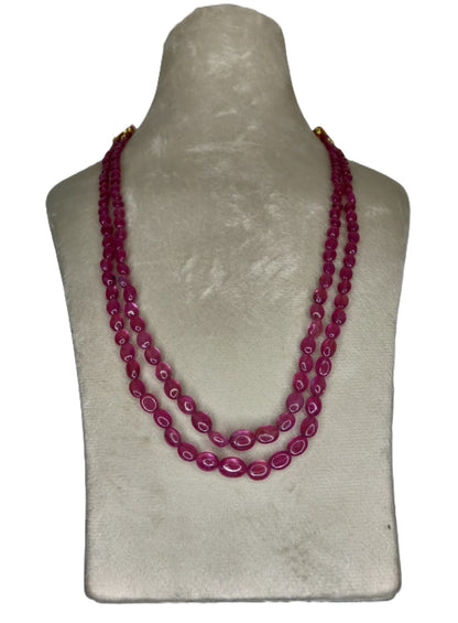 Natural Ruby Bangkok Oval Beads 189.81 Carat