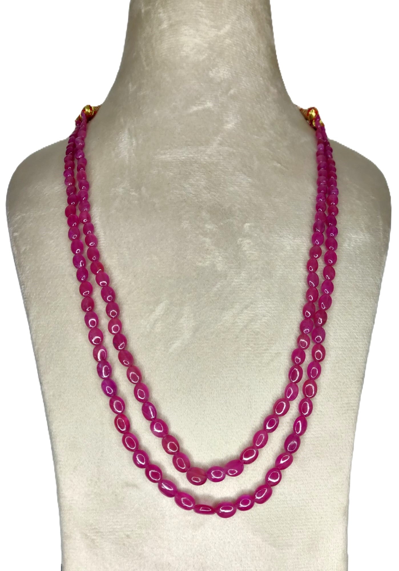 Natural Ruby Bangkok Oval Beads 172.87 Carat