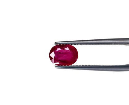 Natural Ruby Mozambique Oval 8x6 MM