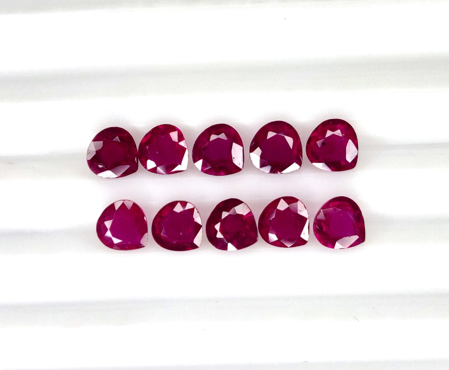 Natural Ruby Bangkok Heart 5 MM