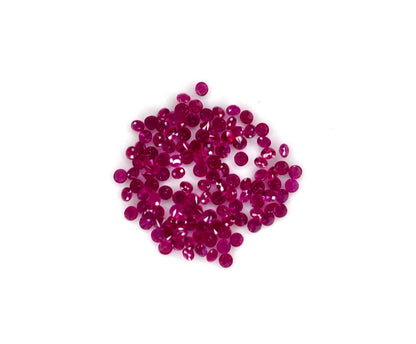 Natural Ruby  Mozambique Round 1.10 MM
