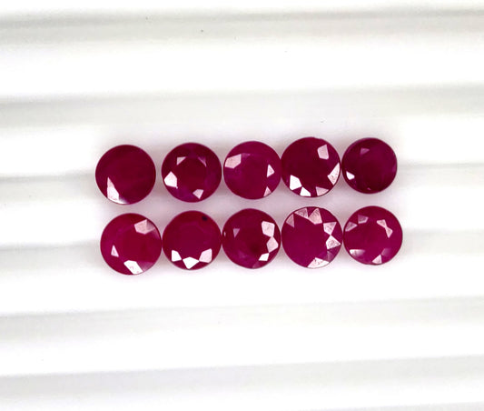Natural Ruby Madagascar Round 6 MM