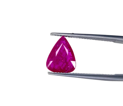 Natural Ruby Mozambique Pear 3.40 carat