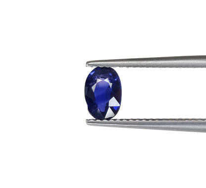 Natural Blood Blue Sapphire Madagascar Oval 1.04 carat