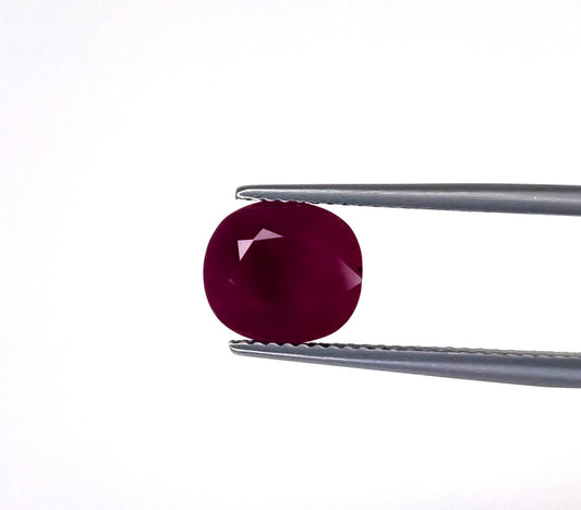 Natural Ruby Burma Oval 3.68 carat
