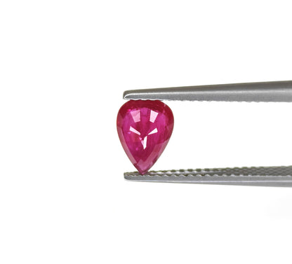 Natural Ruby Mozambique Pear 1.1 carat