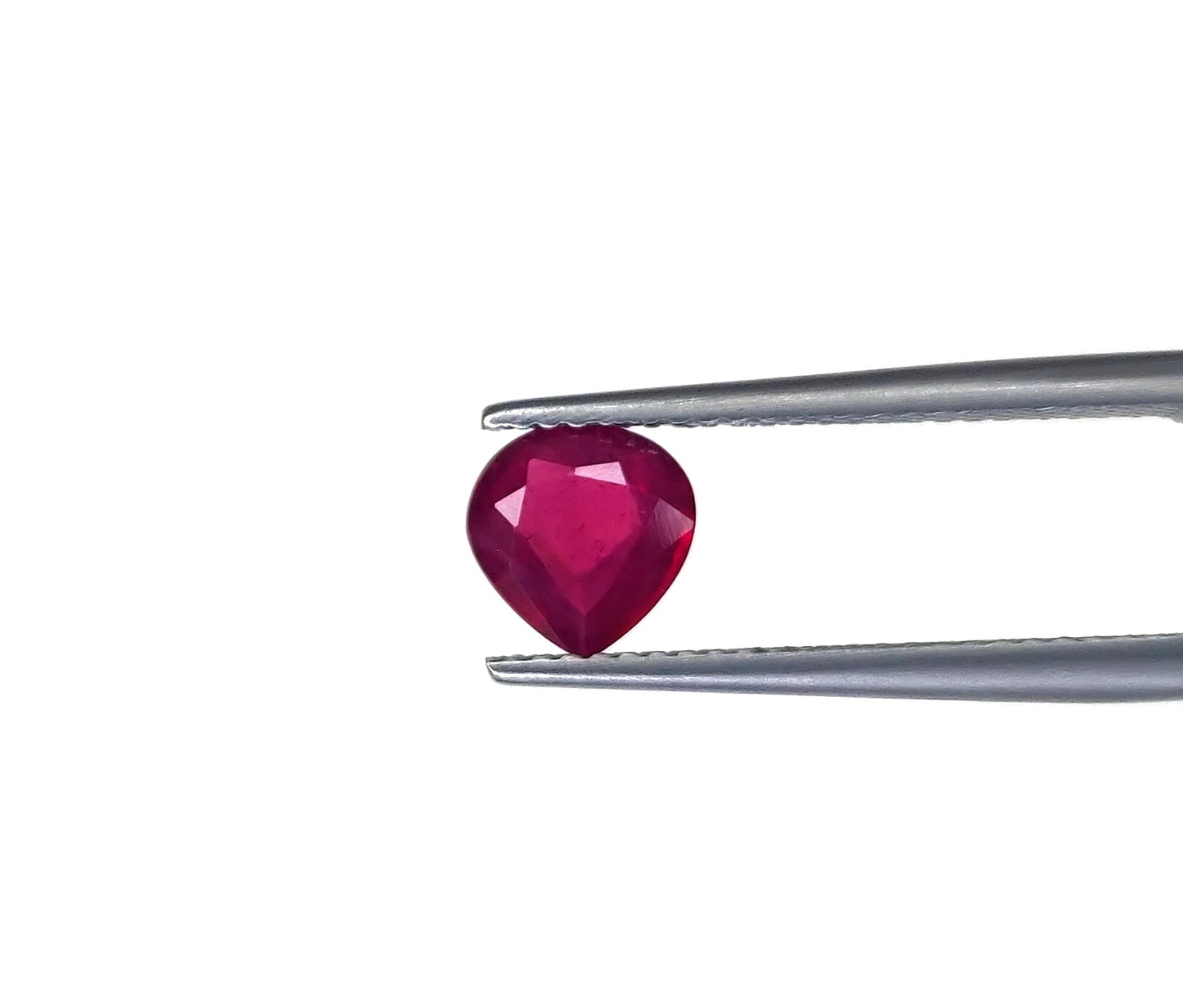 Natural Ruby Bangkok Heart 7 MM