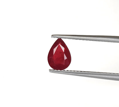 Natural Ruby Mozambique Pear 1.28 carat